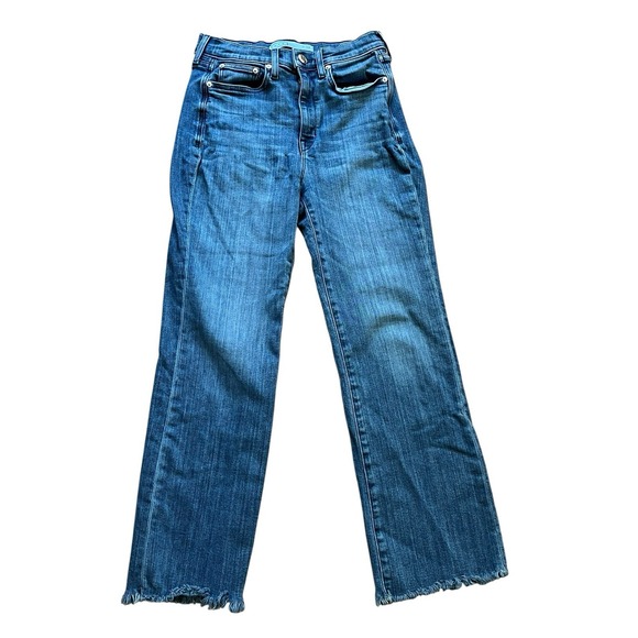 AYR Denim - AYR The Pop Straight Leg Jeans Blue‎ Stretch Denim Minimalist Capsule, Size 28